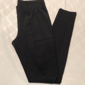 Black Moto Leggings
